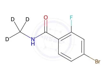 Chemical structure of Deutenzalutamide intermediate-2