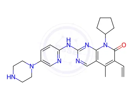 Chemical structure of Palbociclib Impurity 2