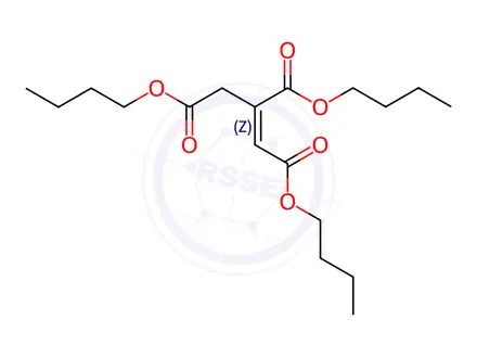 Chemical structure of Tributyl Acetylcitrate Impurity 2 (Tributyl Acetylcitrate EP Impurity B)