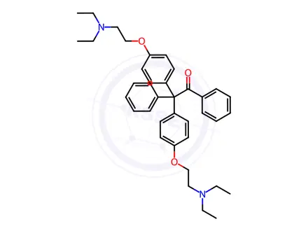 Chemical structure of Clomiphene EP Impurity D
