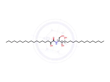 Chemical structure of Tricosanoic Acid Impurity 24 (Ceramide AP)