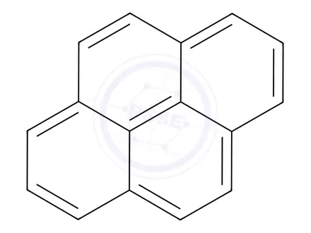 Chemical structure of Pyrene