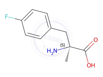 Chemical structure of H-4-fluoro-α-Me-Phe-OH
