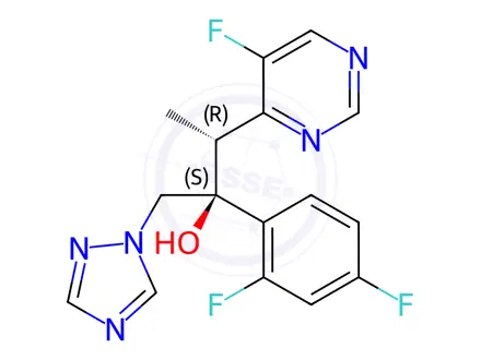 Chemical structure of Voriconazole EP Impurity D