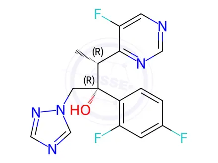 Chemical structure of Voriconazole USP Related Compound A