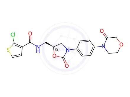 Chemical structure of Rivaroxaban Impurity 142