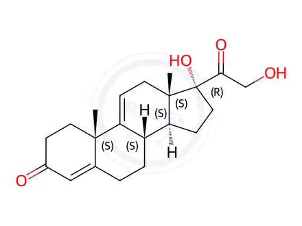 Chemical structure of Hydrocortisone Impurity 32