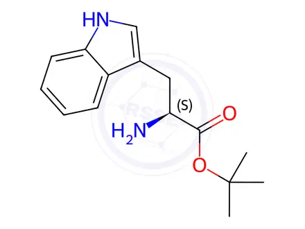 Chemical structure of L-Tryptophan tert-Butyl Ester Hydrochloride