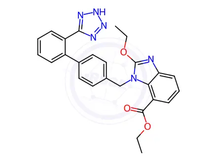 Chemical structure of Candesartan Cilexetil EP Impurity A