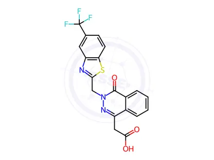 Chemical structure of Zopolrestat