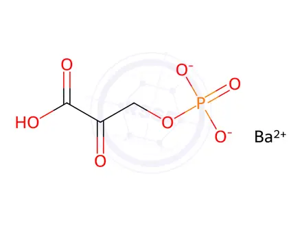 Chemical structure of Hydroxypyruvic Acid Phosphate Barium Salt