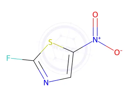 Chemical structure of Thiazole, 2-fluoro-5-nitro-(9CI)