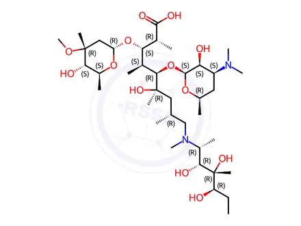 Chemical structure of Azithromycin Impurity 3