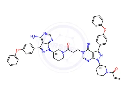Chemical structure of Ibrutinib Impurity 323
