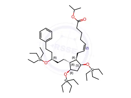 Chemical structure of Latanoprost Related Compound D