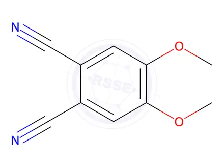 Chemical structure of 4,5-dimethoxyphthalonitrile