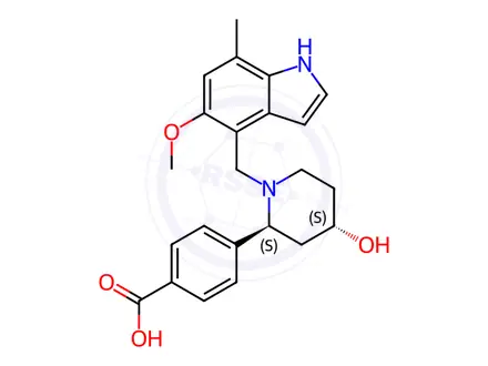 Chemical structure of Iptacopan Hydrochloride Impurity 39