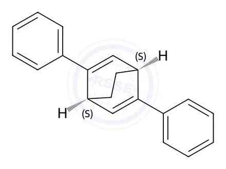Chemical structure of (1S,4S)-2,5-Diphenylbicyclo[2,2,2]octa-2,5-diene
