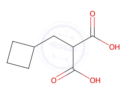Chemical structure of 2-(Cyclobutylmethyl)malonic acid