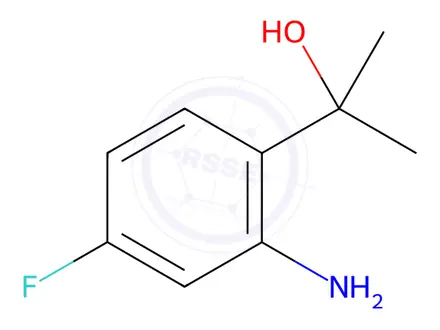 Chemical structure of 2-(2-Amino-4-fluorophenyl)propan-2-ol