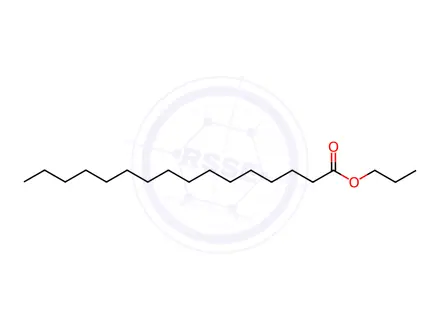 Chemical structure of PALMITIC ACID PROPYL ESTER