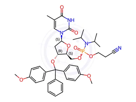 Chemical structure of Phosphoramidites Impurity 101