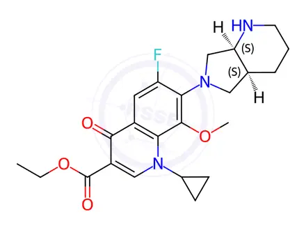 Chemical structure of Moxifloxacin Impurity 31