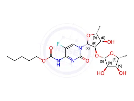 Chemical structure of Capecitabine impurity H