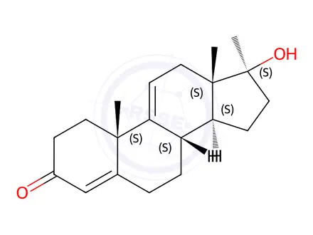 Chemical structure of Testosterone Impurity 38