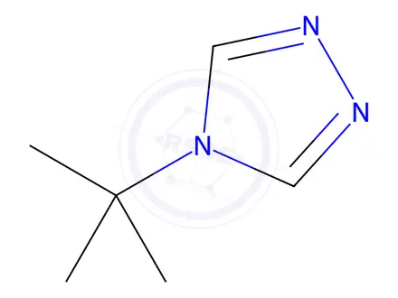 Chemical structure of 4H-1,2,4-Triazole,4-(1,1-dimethylethyl)-(9CI)