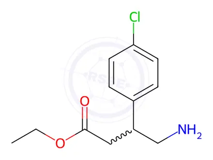 Chemical structure of Baclofen Impurity 14 HCl