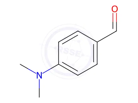 Chemical structure of 4-Dimethylaminobenzaldehyde