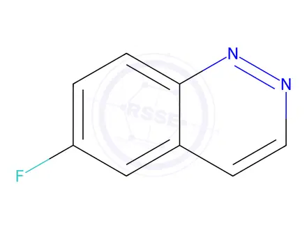 Chemical structure of Cinnoline, 6-fluoro-(9CI)