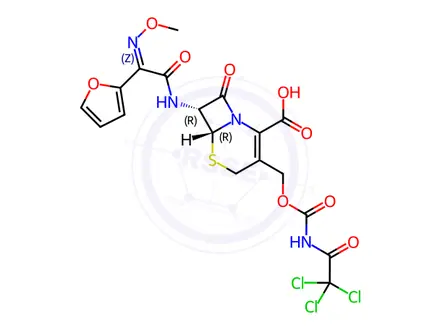 Chemical structure of Cefuroxime sodium Impurity D