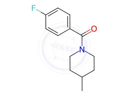 Chemical structure of (4-Fluorophenyl)(4-methylpiperidin-1-yl)methanone