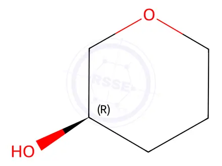 Chemical structure of (3R)-tetrahydropyran-3-ol