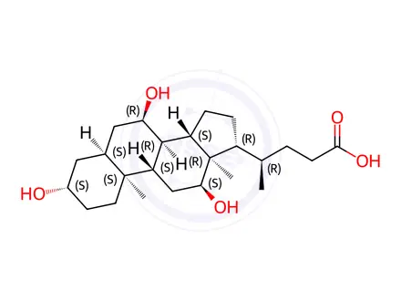 Chemical structure of Ursodeoxycholic Acid Impurity 72