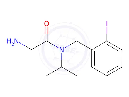 Chemical structure of 2-Amino-N-(2-iodobenzyl)-N-isopropylacetamide
