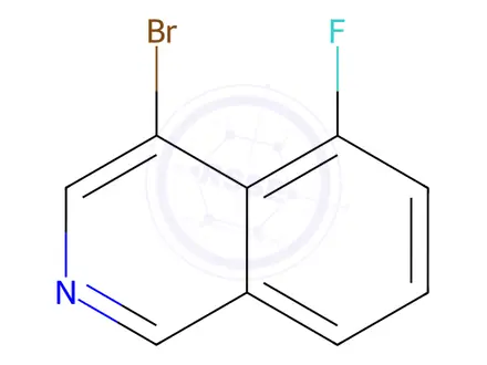 Chemical structure of 4-Bromo-5-fluoro-isoquinoline