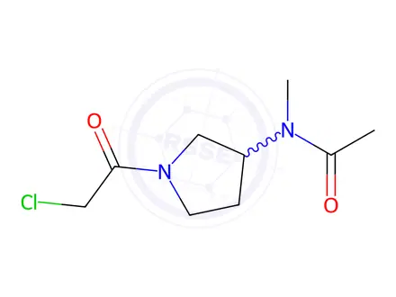 Chemical structure of N-(1-(2-Chloroacetyl)pyrrolidin-3-yl)-N-methylacetamide