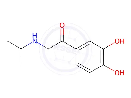 Chemical structure of Isoprenaline Hydrochloride Impurity 1 Monomer(Isoprenaline Hydrochloride EP Impurity A Monomer)