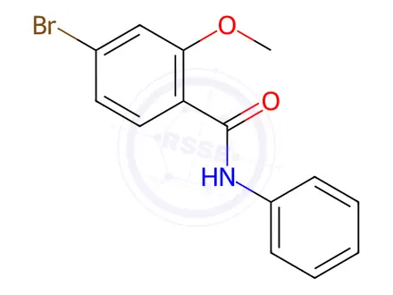 Chemical structure of 4-Bromo-2-methoxy-N-phenylbenzamide