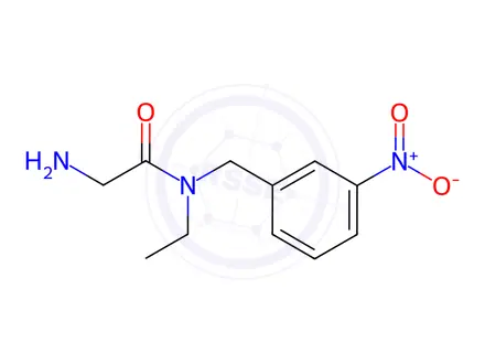 Chemical structure of 2-Amino-N-ethyl-N-(3-nitrobenzyl)acetamide