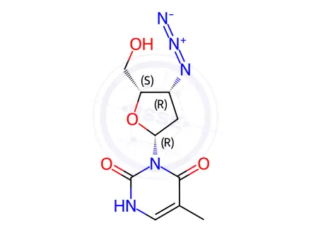 Chemical structure of Zidovudine Impurity 13