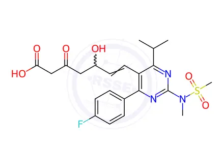 Chemical structure of Rosuvastatin Calcium Impurity 191 (Mixture of E/Z-isomers)
