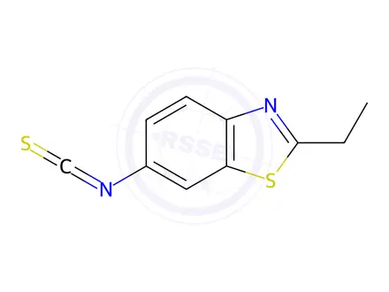 Chemical structure of Benzothiazole, 2-ethyl-6-isothiocyanato-(9CI)
