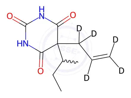 Chemical structure of Talbutal-d5