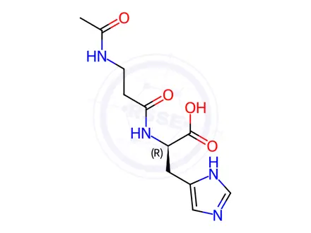 Chemical structure of Carnosine Impurity 5 Trifluoroacetate