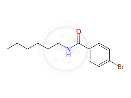 Chemical structure of 4-Bromo-N-hexylbenzamide
