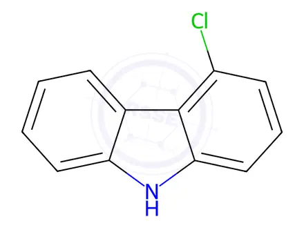 Chemical structure of 4-Chloro-9H-carbazole
